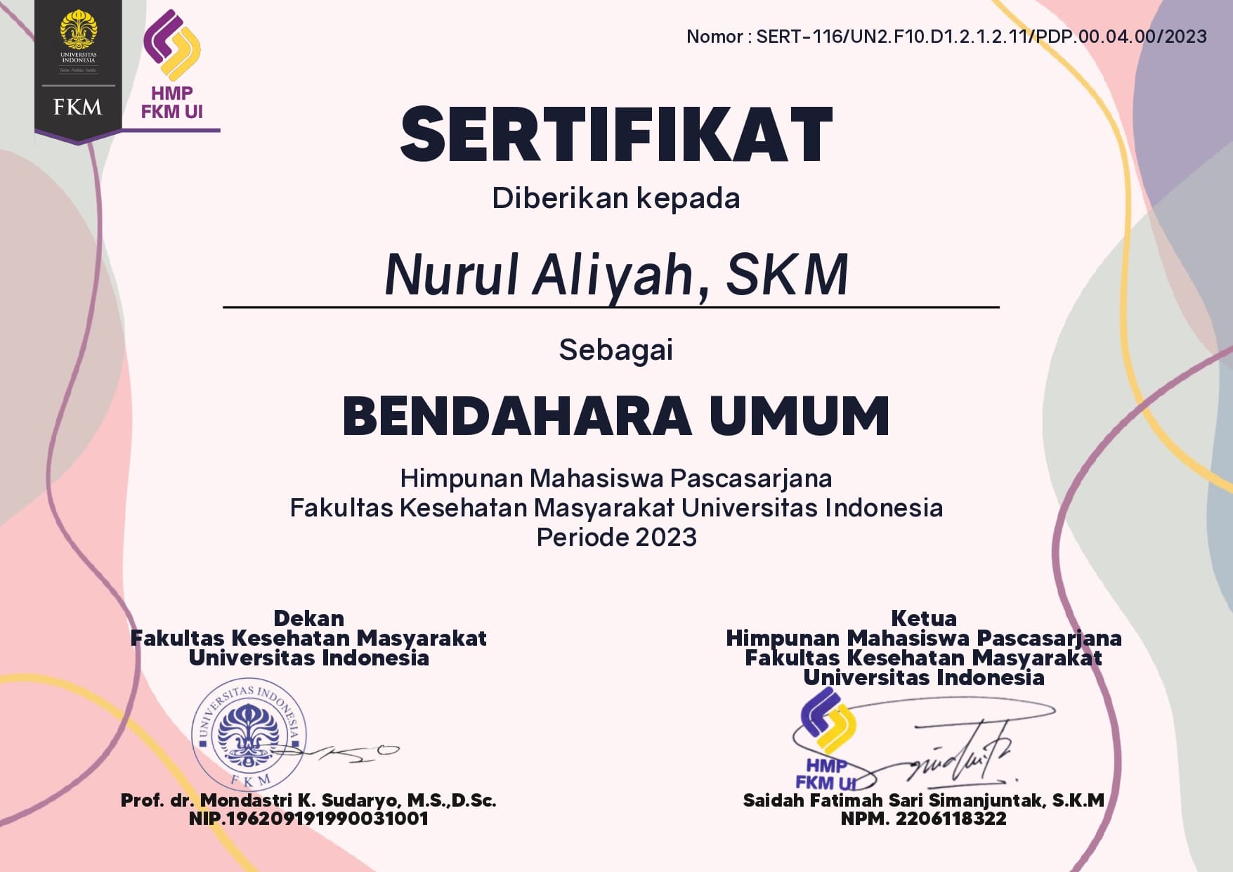 bendahara umum